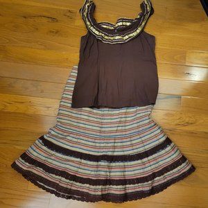 Nanette Lepore western outfit sz 8